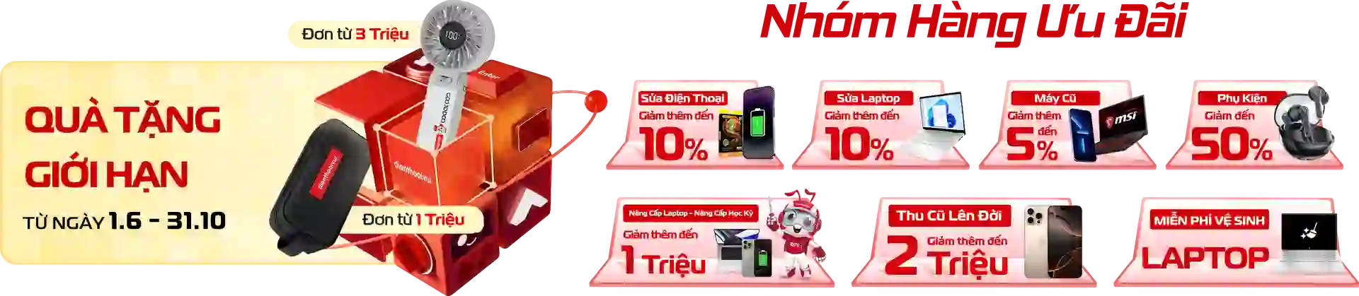 Quà tặng đặc quyền chương trình Back to School 2026