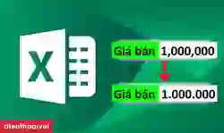 Đổi dấu phẩy thành dấu chấm trong Excel nhanh trong 5s