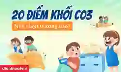 20 điểm khối C03 nên chọn trường nào