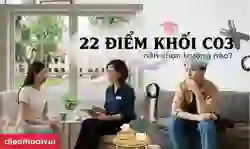 22 điểm khối C03 nên chọn trường nào 2026? trên cả nước