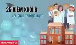 25 điểm khối B nên chọn trường nào