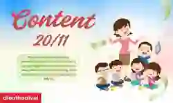 25+ content 20/11 sale, bán hàng, chúc mừng