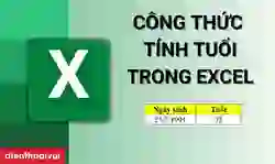Cách tính tuổi trong Excel