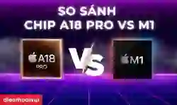Chip A18 Pro vs M1