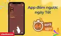 App đếm ngược ngày Tết