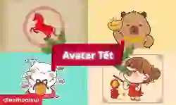 10.000+ avatar Tết 2026, khung avatar Tết Bính Ngọ