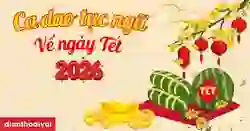 Ca dao tục ngữ về ngày Tết