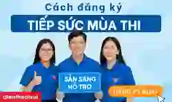 Cách đăng ký tiếp sức mùa thi 2025 đơn giản, nhanh chóng