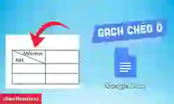 Cách gạch chéo ô trong Google Docs nhanh