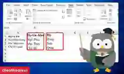 Cách tách họ và tên thành cột riêng trong Excel