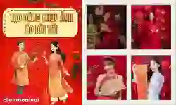 99+ cách tạo dáng chụp ảnh áo dài Tết 2025 tự nhiên