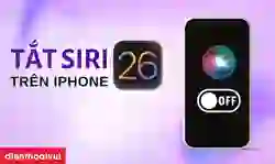 Cách tắt Siri trên iOS 26