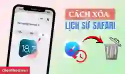 Cách xóa lịch sử Safari trên iOS 18.7