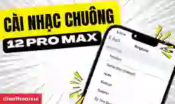 Cài đặt nhạc chuông trên iPhone 12 Pro Max