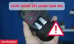 Chuột không dây không sáng đèn phải làm sao?