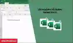 Cách đánh số trang trong Excel