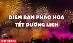 Điểm bắn pháo hoa Tết Dương lịch