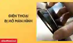 Điện thoại bị hở màn hình có sao không?