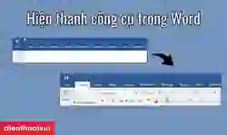4 Cách hiện thanh công cụ trong Word 2016, 2019, 2021