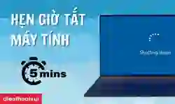 Cách hẹn giờ tắt máy tính