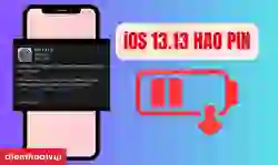 iOS 13.1 3 hao pin vì sao? Cách khắc phục là gì?