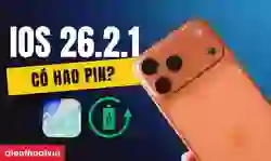 iOS 26.2.1 hao pin không? Đánh giá pin iOS 26.2.1 mới