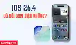 ios 26.4 có thay đổi giao diện không