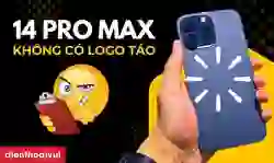 iPhone 14 Pro Max không có logo quả táo