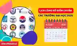 Lịch công bố điểm chuẩn các trường đại học 2025