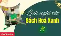 Lịch nghỉ Tết Bách Hóa Xanh 2026 Bính Ngọ đầy đủ