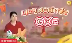 Lịch nghỉ Tết siêu thị GO 2026 Bính Ngọ đầy đủ