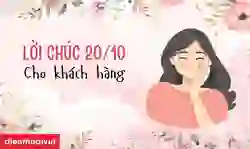 Lời chúc 20/10 cho khách hàng