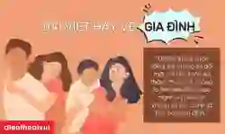 Những bài viết hay về ngày Gia Đình Việt Nam 28/6
