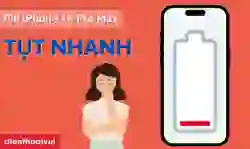 Pin iPhone 14 Pro Max tụt nhanh do đâu? Cách xử lý hiệu quả
