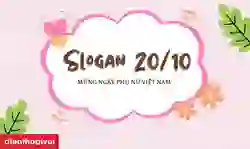 Slogan 20/10 hay, ngắn gọn, ý nghĩa