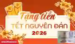 Tặng tiền Tết Nguyên Đán 2026