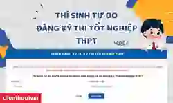 Hướng dẫn thí sinh tự do đăng ký thi tốt nghiệp THPT