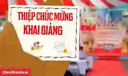 99+ thiệp chúc mừng khai giảng năm học mới 2025 - 2026