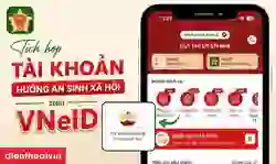 Cách tích hợp tài khoản hưởng an sinh xã hội trên VNeID