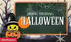 99+ mẫu trang trí bảng Halloween độc đáo, ấn tượng