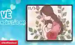 99+ tranh vẽ ngày của Mẹ đẹp, ý nghĩa nhất