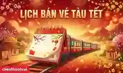 Vé tàu Tết 2026 khi nào mở bán?