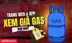 15+ web xem giá Gas  chính xác