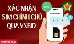 Cách xác nhận SIM chính chủ qua VNeID đơn giản