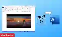 Cách chèn video vào Word