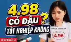 4.98 có đậu tốt nghiệp không 2026? Điều kiện xét tốt nghiệp