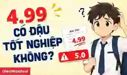 4.99 có đậu tốt nghiệp không