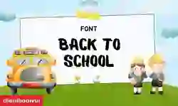 Back to School font
