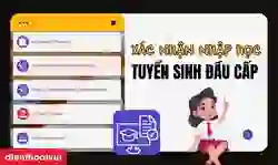 Cách xác nhận nhập học trực tuyến tuyển sinh đầu cấp