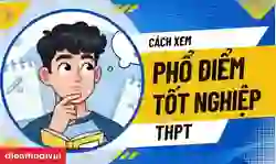 Cách xem phổ điểm tốt nghiệp THPT 2026 so với 2025